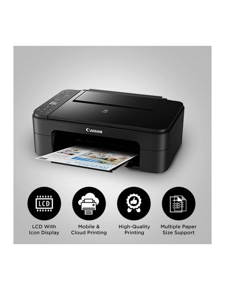 Canon PIXMA E3370 All In One Wireless Ink Efficient Color Printer