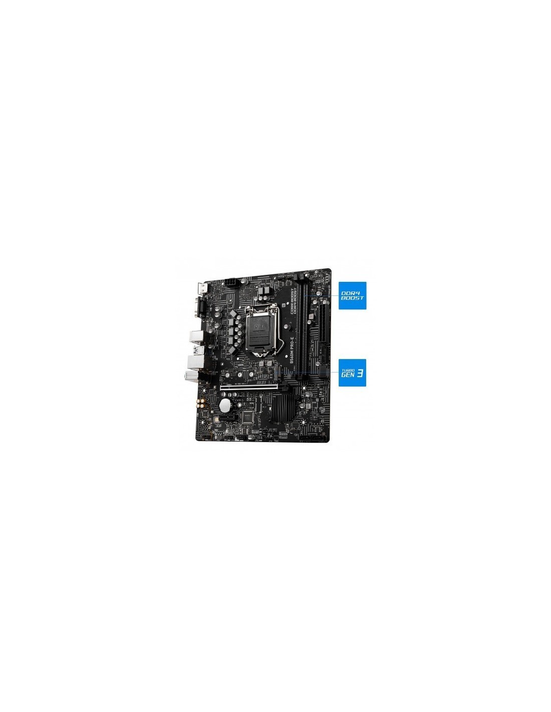 Msi B M Pro E Motherboard Micro Atx Supports Intel Core Th Gen Pr