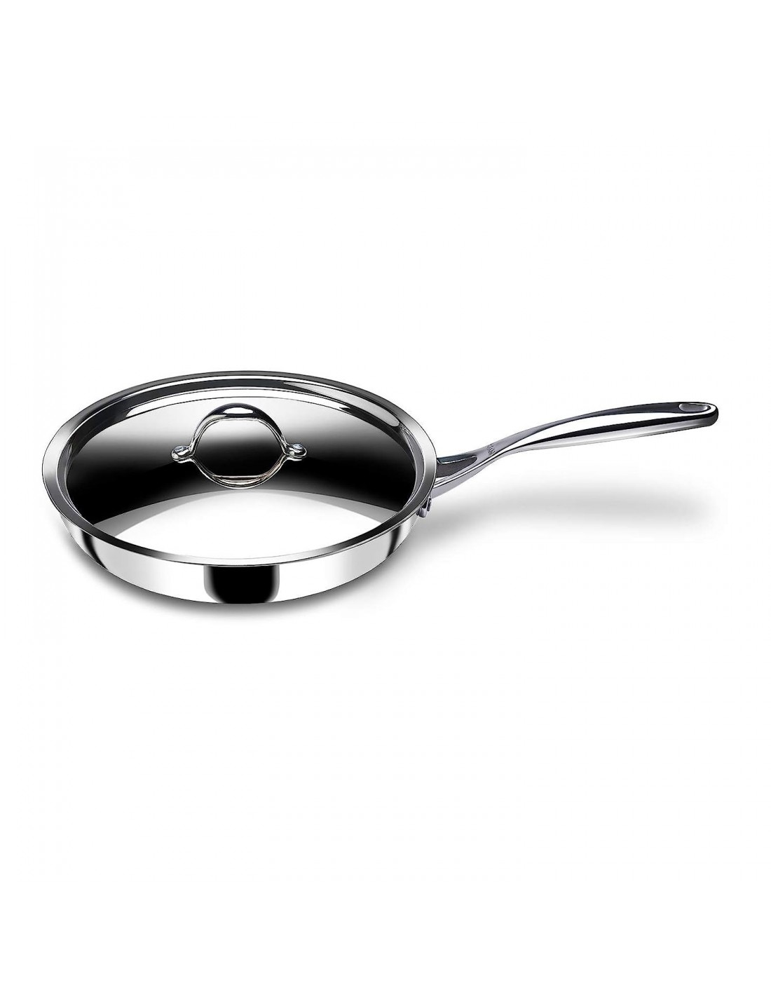 Stahl Triply Stainless Steel Artisan Frypan With Lid 4422 22cm 1 Piec