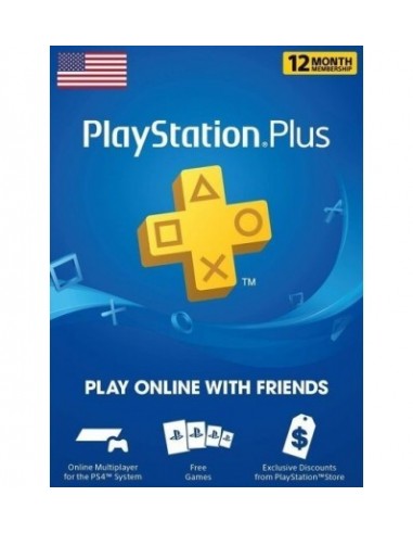 PlayStation Plus: 12 Month Membership (US Account) [Digital Code]