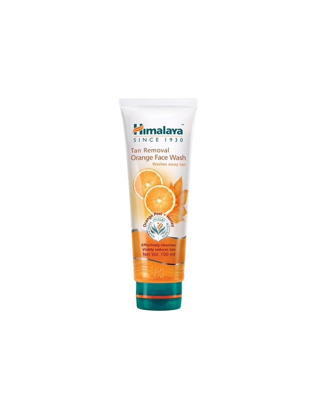 Himalaya tan removal orange face wash (100ml) free-natural glow kesar