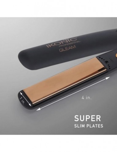 Ikonic professional gleam hair straightener rose gold