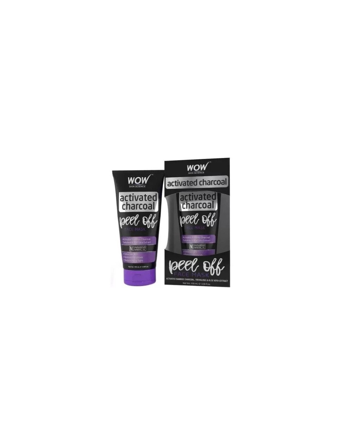 Wow Skin Science Activated Charcoal Peel Off Face Mask