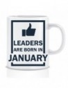 Everyday Desire Superheroes are Born in January Ceramic Coffee Mug - Birthday gifts for Boys, Men, Father - ED550