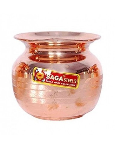 Saga Copper Pooja Lota Kalash Copper